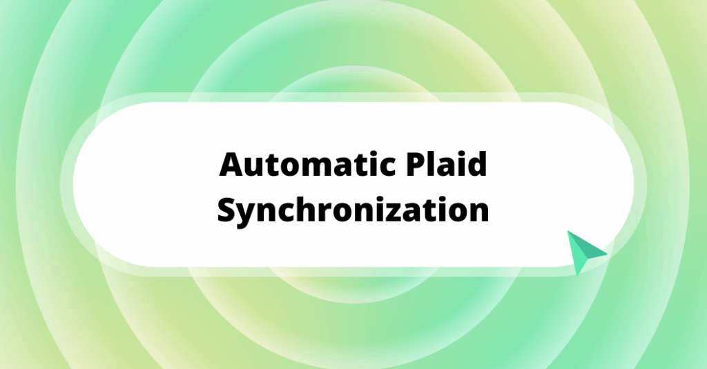Automatic Plaid Synchronization module